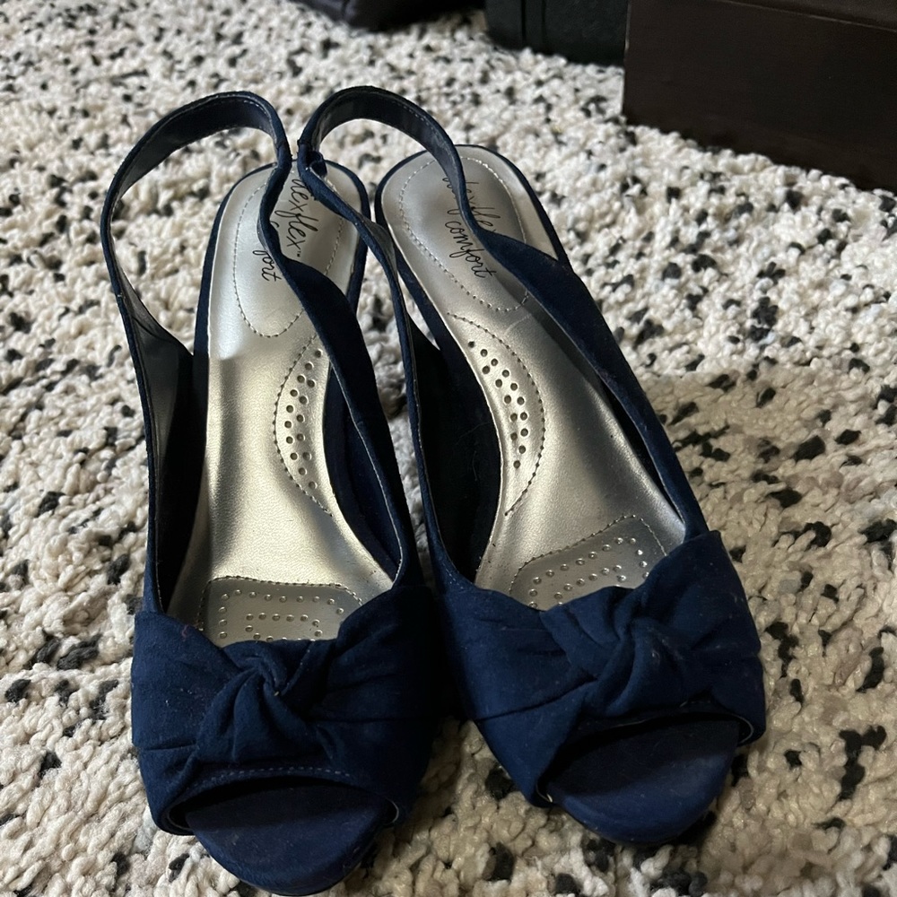 Blue heels
